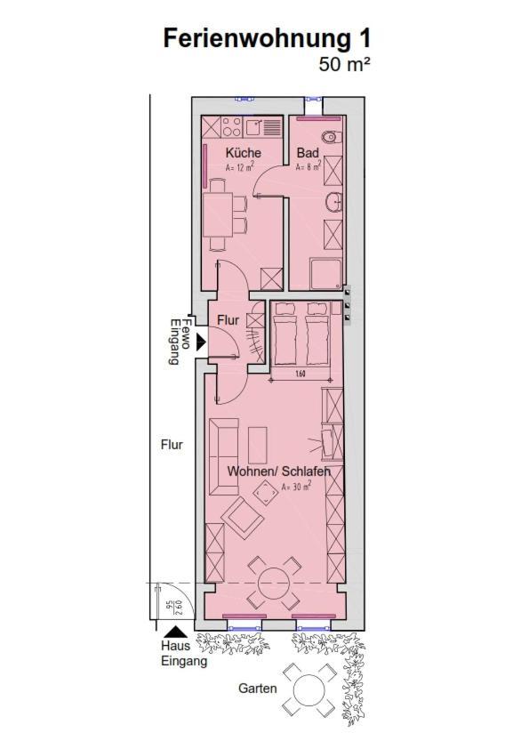 Apartmenthaus Villa Lindenbuehl Mühlhausen Eksteriør billede