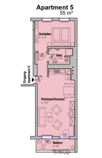 Apartmenthaus Villa Lindenbuehl Mühlhausen Eksteriør billede